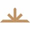Ekena Millwork Saratoga Timber Gable Bracket, Western Red Cedar, 60"W x 30"H x 1 1/2"D x 5 1/2"F, 12/12 Pitch GBW060X30X0206SAR00SWR - alternate 1